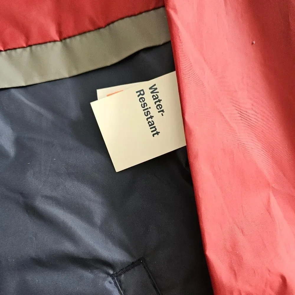 New Old Navy rain jacket wind breaker boys water resistant XL 14/16 14 16 maroon